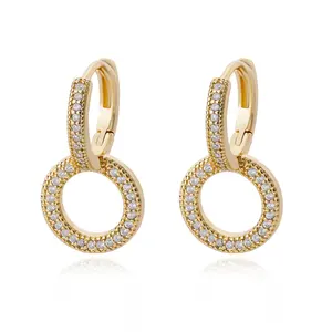 Bijoux de mode cercle rond coeur <span class=keywords><strong>bleu</strong></span> mauvais œil balancent <span class=keywords><strong>goutte</strong></span> boucle d'oreille Aretes Zircon rond boucles d'oreilles <span class=keywords><strong>pour</strong></span> <span class=keywords><strong>les</strong></span> femmes femme fête - Product Image 4