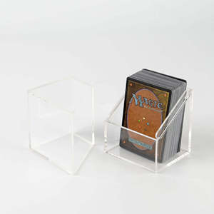 Hot Selling Clear Acrylic <b>Display</b> Case for Card Collecting with Lid Protection - Product Image 3