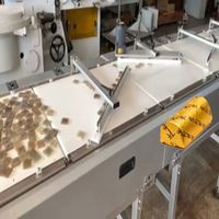 Mesin Pembungkus Cokelat Otomatis Model Ingot dengan Penyegelan Panas, Kecepatan Tinggi, Sepenuhnya Otomatis, Desain Khusus