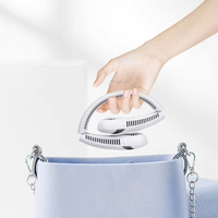 Bandeau de cou de ventilateur de refroidissement par vent avec affichage numérique Mini ventilateur de cou rechargeable par USB