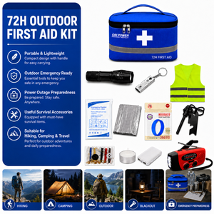 Trousse de secours ORI-POWER 72 heures, sac médical complet, fournitures de premiers secours pour les catastrophes, pour la maison, la voiture, les situations d'urgence en extérieur - Product Image 3