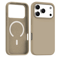 Coque en silicone liquide souple de haute qualité conçue sur mesure anti-rayures pour iPhone 17 Air Pro Max