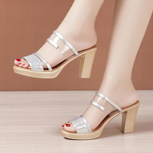 Sh12575a लड़की 8cm एड़ी के सैंडल ड्रॉप शिपिंग अच्छी गुणवत्ता कीमत अच्छा जूते जूते डिजाइनर - Product Image 2