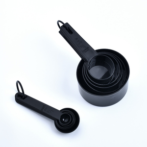 Giá thấp nhựa đo cup <span class=keywords><strong>Spoon</strong></span> Set Mini đo thìa baking đo Cup và muỗng Đen - Product Image 6
