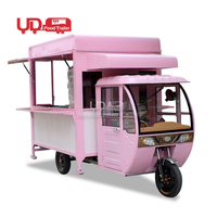 Meistverkaufter Elektrischer Food-Tricycle Hot-Dog-Stand Piaggio Ape Mobile Mini-Küchen-Truck Eiswagen