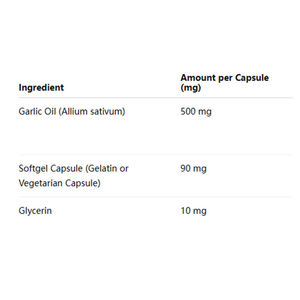 Capsules d'huile d'ail en gélule sous marque privée avec ail vieilli de qualité supérieure pour la santé cardiovasculaire, le soutien immunitaire et la gestion de l'énergie - Product Image 4