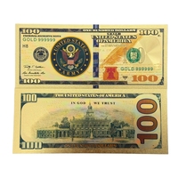 12 Model Uang Kertas Amerika Serikat yang Indah Berlapis Emas 24k untuk Hadiah