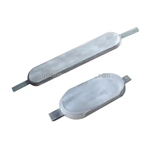 Zinc Anodes Marine Cathodic Protection Ship Hull Anode Sacrificial Zinc Anode For Ships In Marine And Salt Water