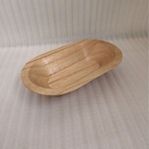 Serving <b>Tray</b> Wooden Oval Dish For <b>Snack</b> Display Modern Minimalist Style Black White Brown Original Color - Product Image 4