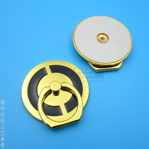 Customized Mobile Phone <b>Ring</b> Holder Zinc Alloy Gold Adhesive Desktop Stand Manual <b>Clip</b> Type - Product Image 2