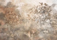 Papier peint mural moderne en relief, imperméable, paysage tropical, feuilles botaniques, facile à installer soi-même, pour le mur du salon