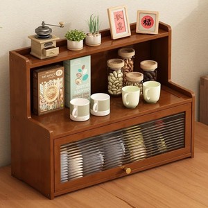 Portavasos, estante de almacenamiento de vasos para mesa, estante de almacenamiento de vasos de agua y té para la superficie de la mesa de comedor de la sala de estar, almacenamiento de pie. - Product Image 2