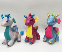 Dragon volant personnalisé jouets en peluche Dino mascotte poupée peluches animaux en peluche dragon vert jouets