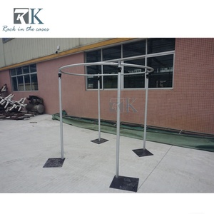 Soporte de tubos redondos con diseño de marco de aluminio para telón de fondo, kit para bodas en oferta - Product Image 3