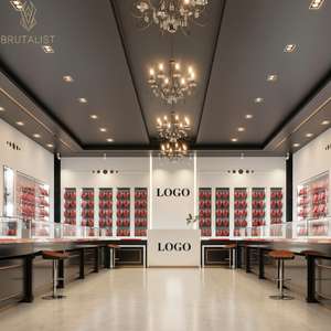 ตู้โชว์เครื่องประดับทำจากแก้วแบบปรับแต่งได้เฟอร์นิเจอร์จัดแสดงเคาน์เตอร์แบบ LED สำหรับร้านค้าปลีกเครื่องประดับสำหรับร้านค้า - Product Image 1