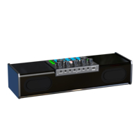 SY168 Professionelle Live-Soundkarte All-in-One Karaoke-Maschine mit Zwei Kabellosen Mikrofonen, Geräuschunterdrückung und Mehrfacheffekten für Zuhause