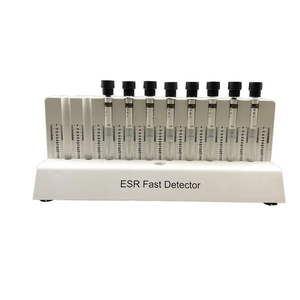 Supporto per Provette di Laboratorio Medico in Plastica ABS <span class=keywords><strong>Bianco</strong></span> con 10 Fori, Rastrelliera per Test ESR Rapido per Prelievo <span class=keywords><strong>Sangue</strong></span> - Product Image 3