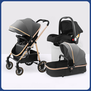 Chariot bébé tout-terrain multifonction 3-en-1 portable avec <span class=keywords><strong>nacelle</strong></span>, vente en gros usine JXB - Product Image 3