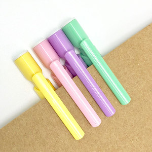 OEM Macron Color promocional único plástico bala lápiz de empuje buen barril de goma lápiz mecánico con sacapuntas 2mm - Product Image 5