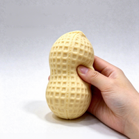 Jouets à presser en forme d'arachide, super doux, anti-stress, jouet sensoriel à remontée lente, forme mignonne, vente en gros