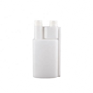 Hot Selling 500ml 1000ml Twin Neck Plastic <b>Dispensing</b> <b>Bottles</b> With Dual Chamber - Product Image 6