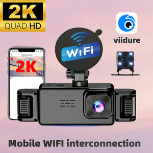 กล้องติดรถยนต์ 2K Ultra Dash Cam พร้อม WiFi ระบบมองเห็นในเวลากลางคืน บันทึกแบบวนซ้ำ เครื่องบันทึกวิดีโอ 5 ช่องทาง กล้องบันทึกภาพรถยนต์ HD หน้าจอ IPS กล้องบันทึกภาพรถยนต์แบบกล่องดำ - Product Image 6