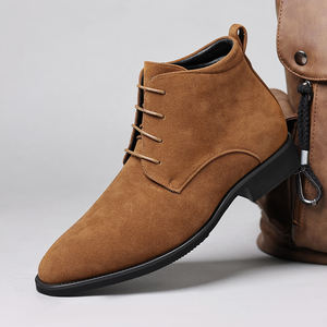 Botas Personalizadas de Hombre con Cordones, de Piel Sintética, para Moda, Trabajo al Aire Libre y Uso Casual - Product Image 5