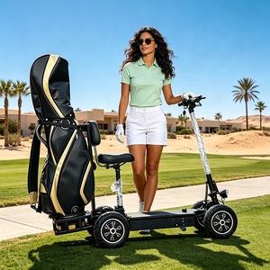 Foldable E <b>Scooter</b> 36V 48V <b>4</b> <b>Wheel</b> Adult Folding <b>Mobility</b> Golf Cart <b>Scooter</b> with Seat - Product Image 1