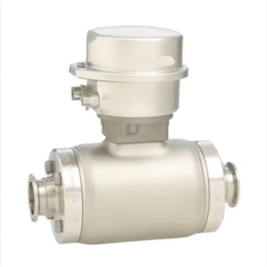 Débitmètre Coriolis en acier inoxydable avec raccord à bride, conception sanitaire - Product Image 1