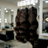 Cheveux Indiens Remy Grade 12A Non Traités Vierge Naturels Cuticules Alignées Toutes Couleurs Disponibles Pointes Pleines Double Trame Faite à la Machine