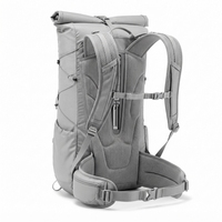 Sac à dos léger et géométrique à enroulement, en tissu Ripstop, imperméable, ultraléger, pour la randonnée, le trekking et les voyages