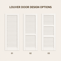 Porte intérieure personnalisée en MDF/HDF, panneau Shaker, porte à âme creuse ou pleine, porte en bois apprêtée blanche pour la rénovation de la maison
