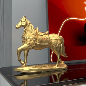 Nordic Creative Resin Crafts <b>TV</b> <b>Cabinets</b> Wooden <b>Wall</b> Signs Horse Ornaments and Statues for Home Decor Living Room Accessories - Product Image 1
