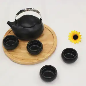 Japanese Tea Set White Porcelain Tea Set With Teapot And Tea Cups