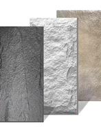 Panneau mural en mousse de polyuréthane 3D classique moderne en PU, imitation pierre, imperméable, ignifuge, utilisation hôtelière, matériaux de construction, prix d'usine