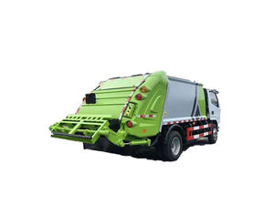 15 mètres cubes avec usine de camions à ordures à compression entièrement <span class=keywords><strong>automatique</strong></span> de type <span class=keywords><strong>poubelle</strong></span> montée à l'arrière - Product Image 2