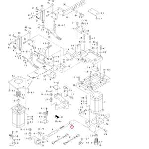 جلبة خلفية B2509-704-000 لماكينة الخياطة MOL-254 LK-1900A LK-1900 LK-1910 - Product Image 4