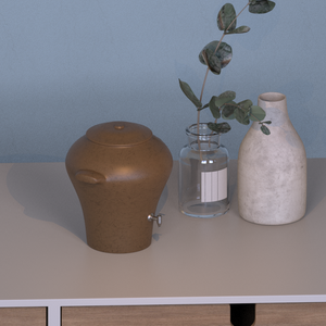 ウォーターディスペンサー天然ビンテージ陶器磁器ウォーターポット容器フィルター清浄機機能 - Product Image 3