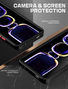 Per Xiaomi Redmi K70 K60 K50 K40 K20 Pro K70E K40S Poco X6 F5 <span class=keywords><strong>Mi</strong></span> <span class=keywords><strong>9T</strong></span> Pro <span class=keywords><strong>Cover</strong></span> opaca antiurto custodia posteriore ibrida con anello - Product Image 2