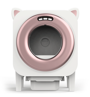 Offre Spéciale intelligent automatique autonettoyant électronique désodorisant tambour rotatif grande capacité moniteur de santé boîte à litière pour chat à toit ouvert