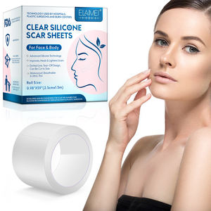 ELAIMEI Feuille de gel de silicone pour cicatrices, feuille de gel de silicone pour cicatrices hypertrophiques de brûlures chirurgicales du visage et du corps - Product Image 4