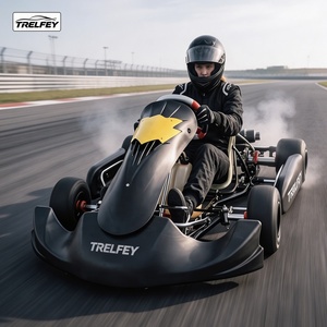 Karting à essence pour adultes, course 225cc, 4 temps, 9,5 CV, frein hydraulique haute vitesse, pédale de karting de piste, certifié CE, qualité commerciale - Product Image 1