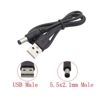 USB Typ A Stecker auf 2,5*0,7 3,5*1,35 4,0*1,7 5,5*2,1 5,5*2,5mm DC-Stromkabel 5V Hohlstecker-Ladekabel Verlängerungskabel