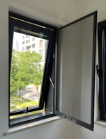 Ventanas Modernas de la Serie 55, Ventanas Corredizas de Apertura Inferior, Ventanas de Apertura Simple con Rotura de Puente Térmico de Aluminio para Casas Modernas