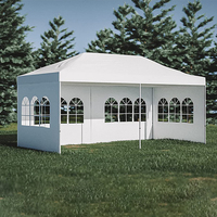 Dernière grande tente d'exposition extérieure 10x10 épaissie et anti-poussière rétractable Gazebo Canopy Tente publicitaire