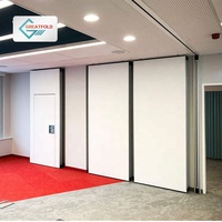 Acoustic Operable Walls Folding Partition Panels Folding Wooden Panel for Office