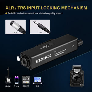 STABCL S1 Mini amplificateur de casque portable en métal avec interface XLR, mélangeur pour système de musique de <span class=keywords><strong>chant</strong></span> en direct, home cinéma, haute qualité - Product Image 3