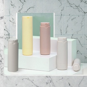 Custom Logo Rotating Airless Lotion Spray <b>Pump</b> <b>Bottle</b> Matte White Reusable ABS Plastic <b>Pump</b> Sprayer Screw Cap for Cosmetic Skin - Product Image 2