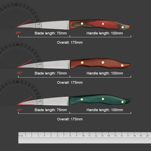 Set di <span class=keywords><strong>Coltelli</strong></span> da Cucina <span class=keywords><strong>per</strong></span> Intaglio, Scultura e Modellazione, <span class=keywords><strong>per</strong></span> Incisione, Pelatura di Frutta e Verdura, in Metallo Durevole con Manico in <span class=keywords><strong>Legno</strong></span> - Product Image 6