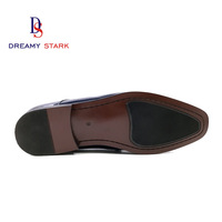 Mode vache daim noir brillant cuir confort automne haute qualité formelle italienne à la main Logo personnalisé robe en cuir véritable